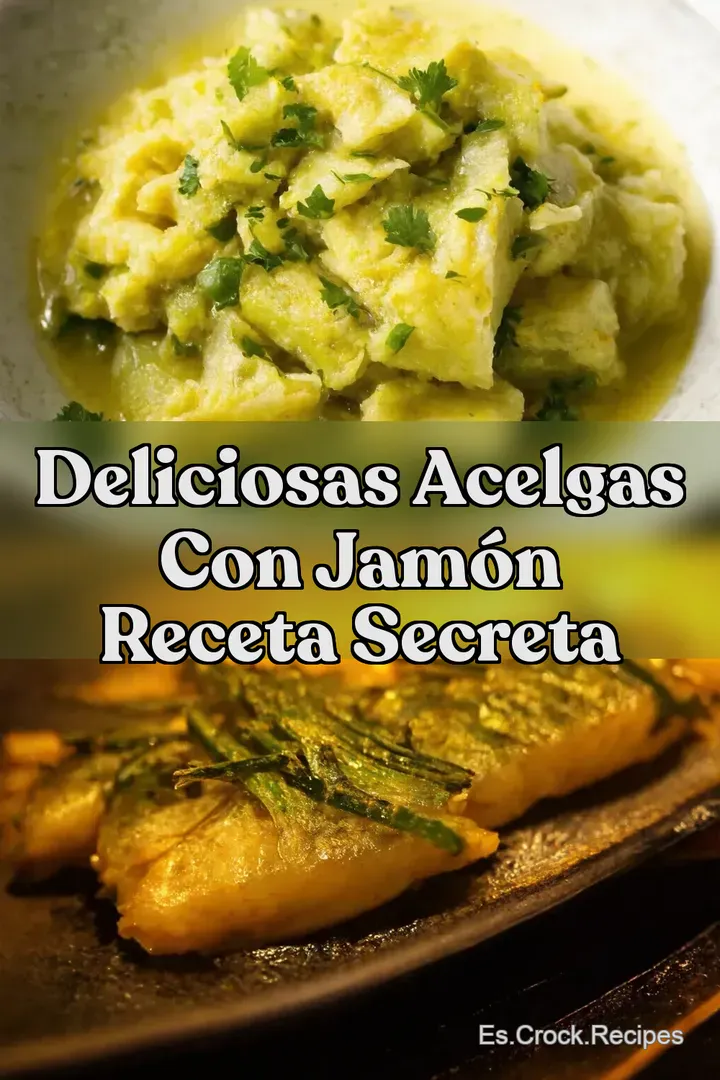 Deliciosas Acelgas con Jam&oacute;n Receta Secreta