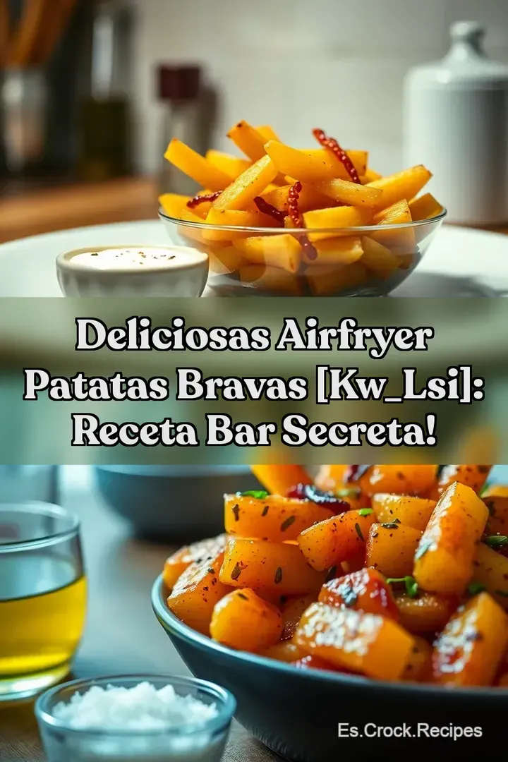 Deliciosas Airfryer Patatas Bravas [kw_lsi]: Receta Bar Secreta!