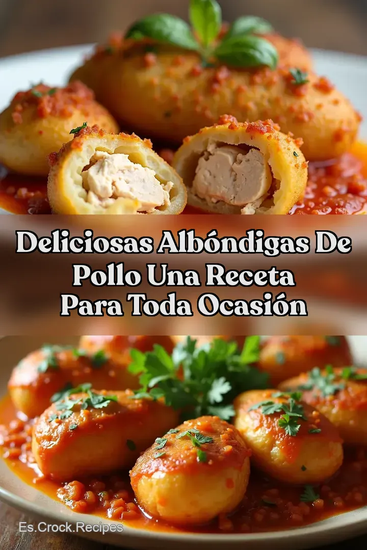 Deliciosas Alb&oacute;ndigas de Pollo Una Receta Para Toda Ocasi&Oacute;n