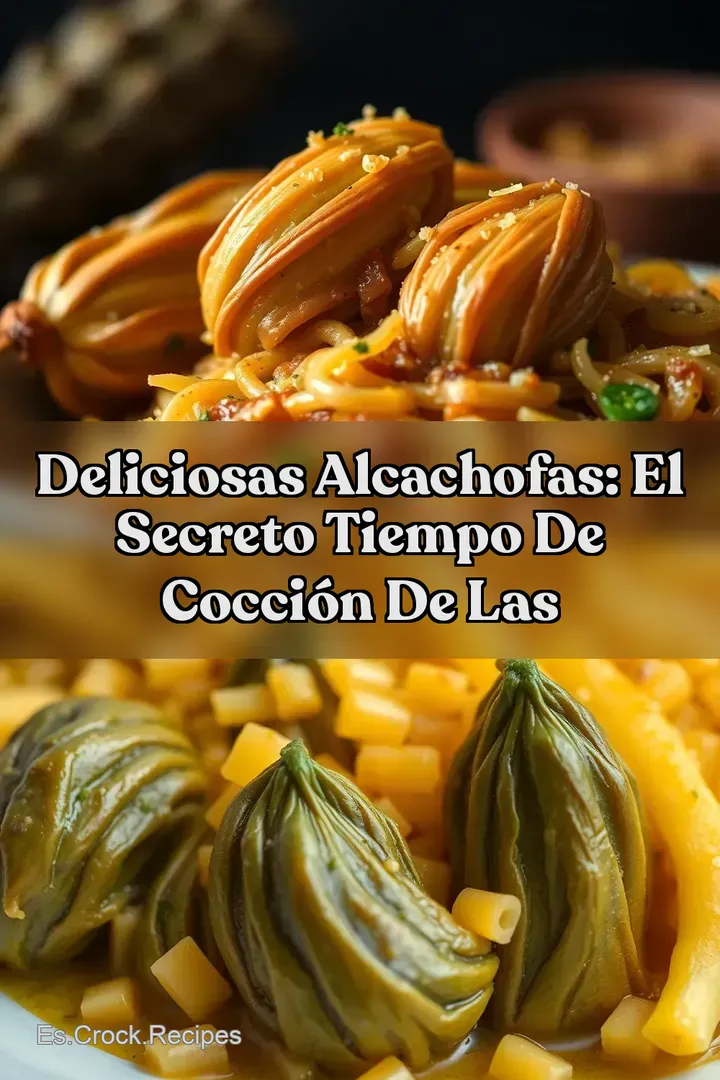 Deliciosas Alcachofas: El Secreto tiempo de cocci&oacute;n de las