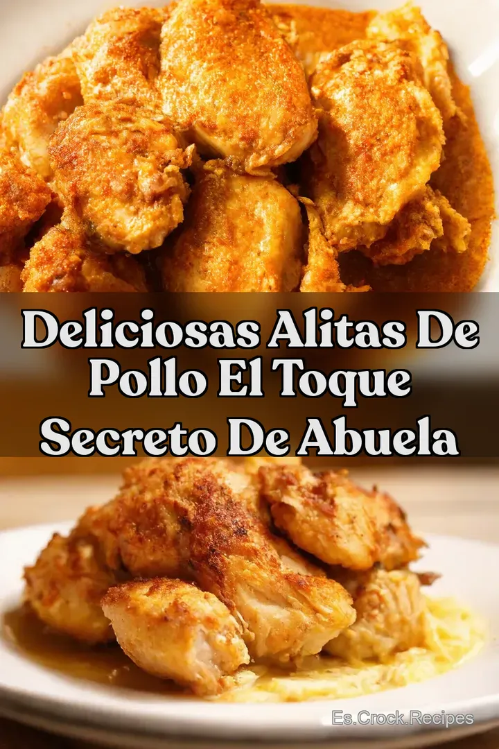 Deliciosas Alitas de Pollo El Toque Secreto de Abuela