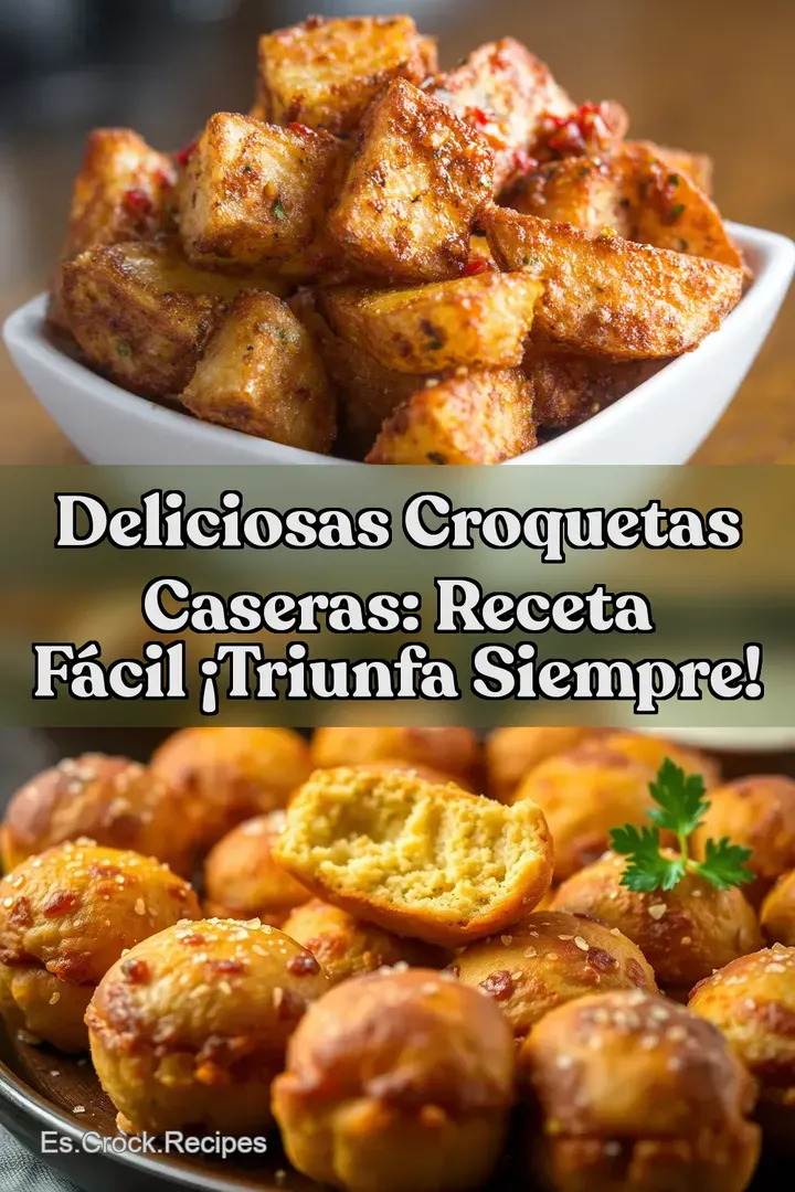 Deliciosas Croquetas Caseras: Receta F&aacute;cil &iexcl;Triunfa Siempre!
