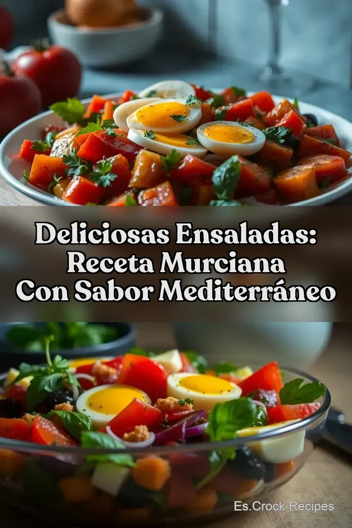 Deliciosas Ensaladas: Receta Murciana con Sabor Mediterr&aacute;neo
