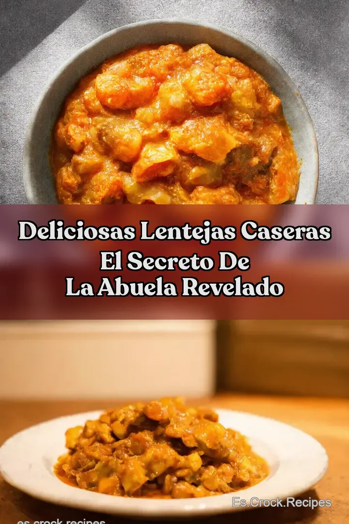 Deliciosas Lentejas Caseras El Secreto de la Abuela Revelado