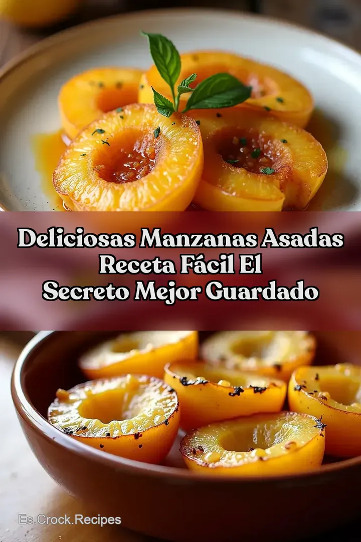 Deliciosas Manzanas Asadas Receta F&aacute;cil El Secreto Mejor Guardado