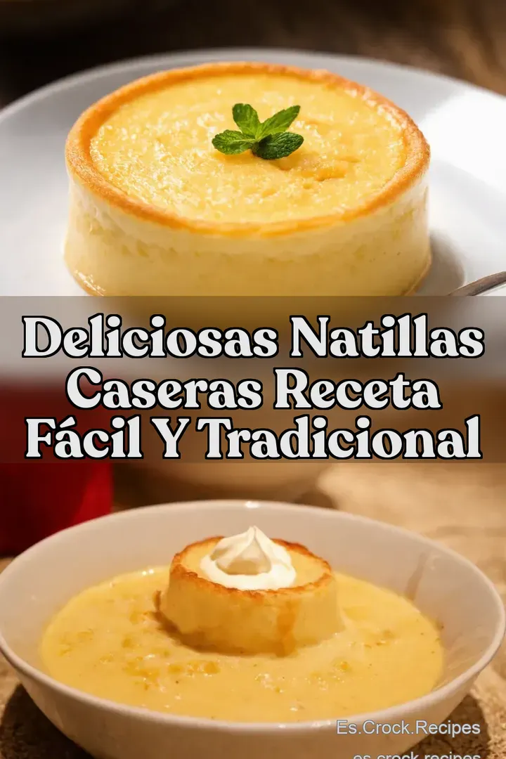 Deliciosas Natillas Caseras Receta F&aacute;cil y Tradicional