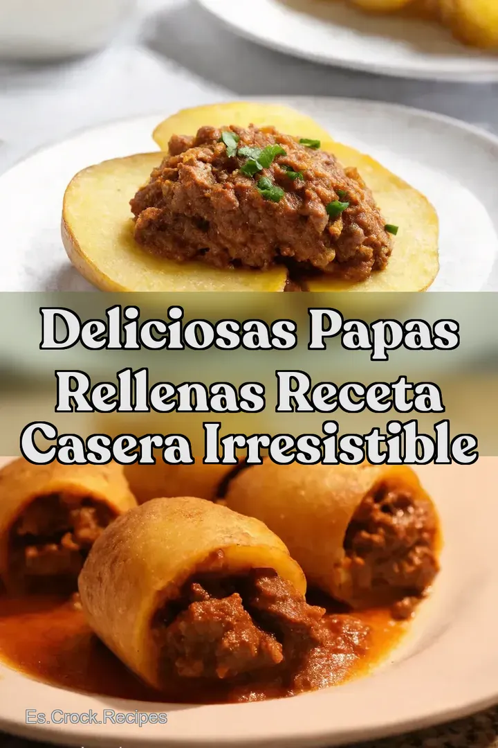 Deliciosas Papas Rellenas Receta Casera Irresistible
