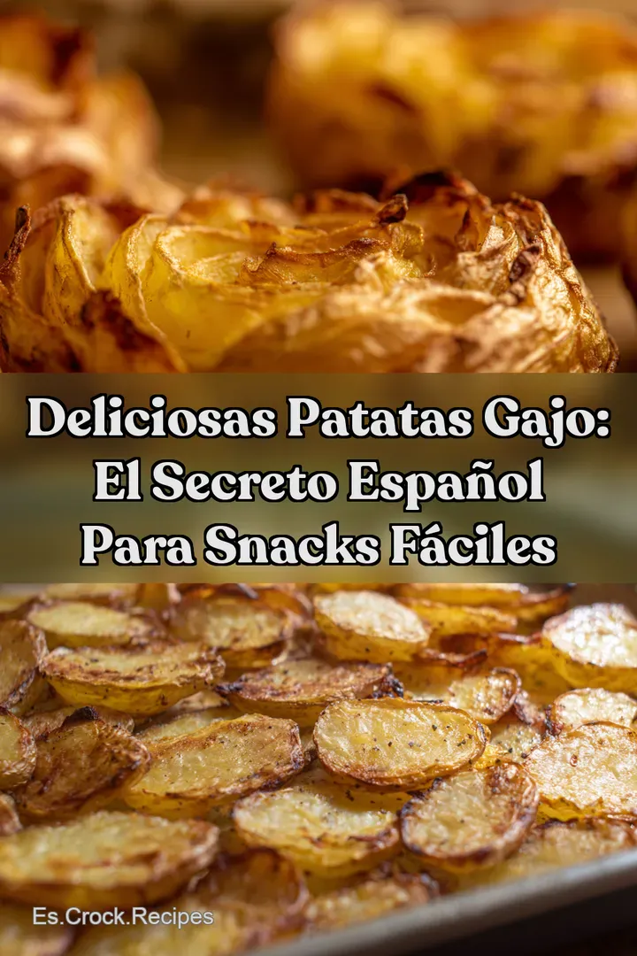 Deliciosas Patatas Gajo: El Secreto Espa&ntilde;ol Para Snacks F&aacute;ciles