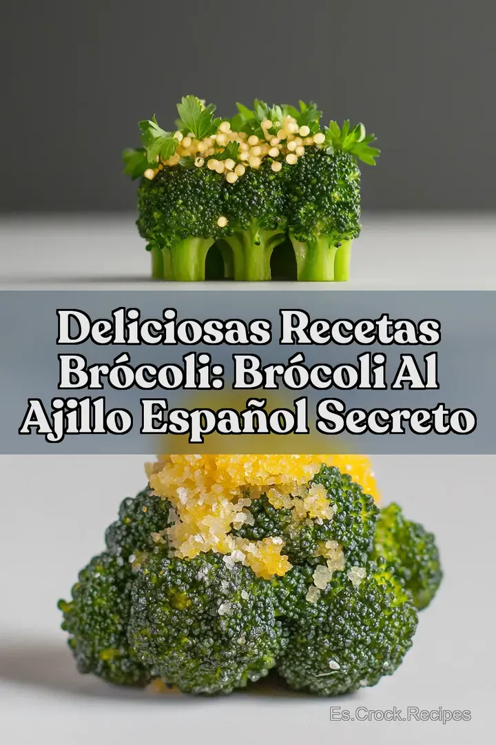 Deliciosas Recetas Br&oacute;coli: Br&oacute;coli al Ajillo Espa&ntilde;ol Secreto
