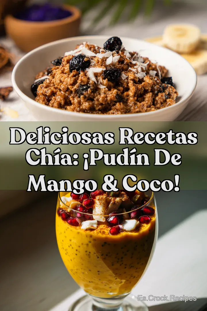 Deliciosas Recetas Ch&iacute;a: &iexcl;Pud&iacute;n de Mango & Coco!