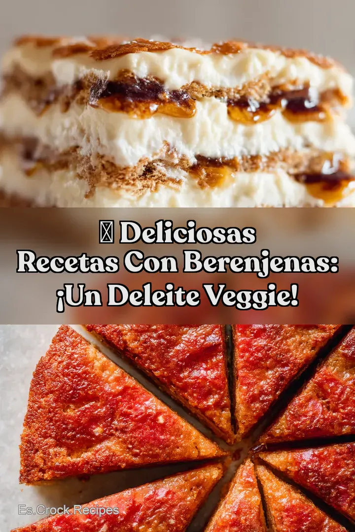 🍆 Deliciosas Recetas con berenjenas: &iexcl;Un Deleite Veggie!