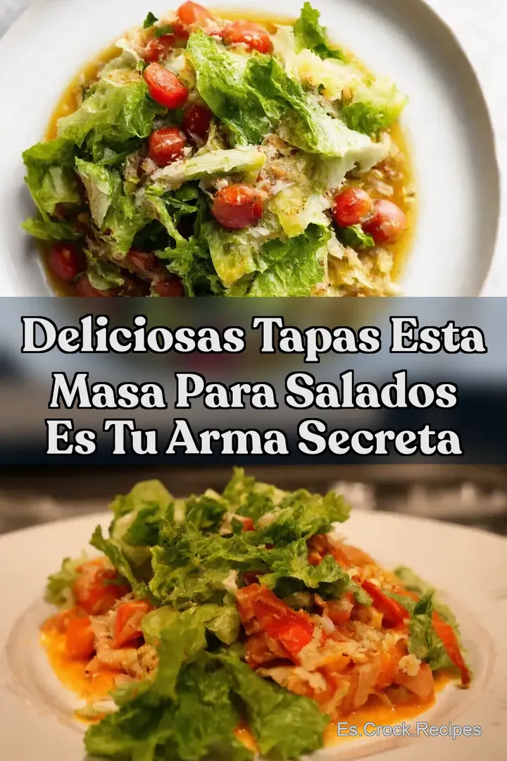 Deliciosas Tapas ESTA MASA PARA SALADOS ES tu arma secreta