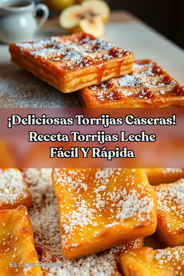 &iexcl;Deliciosas Torrijas Caseras! Receta Torrijas Leche F&aacute;cil y R&aacute;pida
