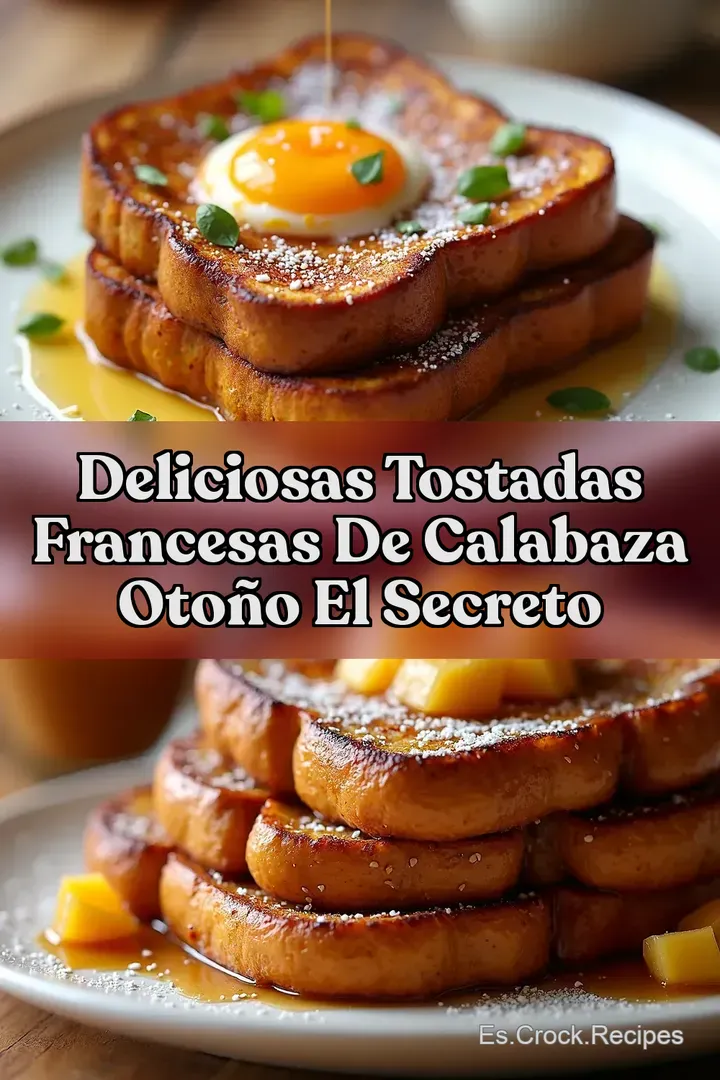 Deliciosas Tostadas Francesas de Calabaza Oto&ntilde;o El Secreto