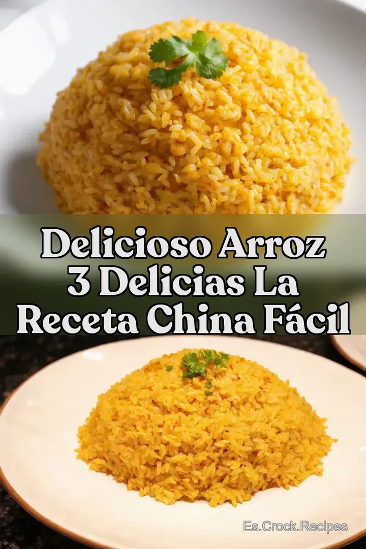 Delicioso arroz 3 delicias La receta china f&aacute;cil