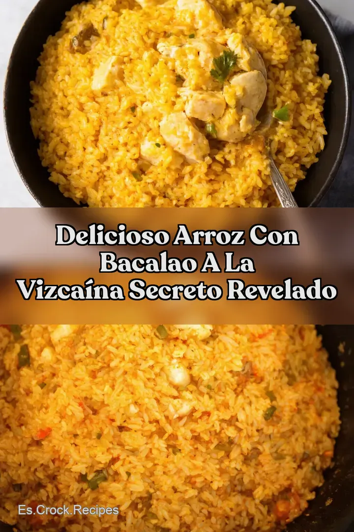 Delicioso Arroz con Bacalao a la Vizca&iacute;na Secreto Revelado
