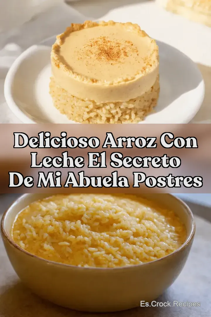 Delicioso Arroz con Leche El Secreto de mi Abuela postres