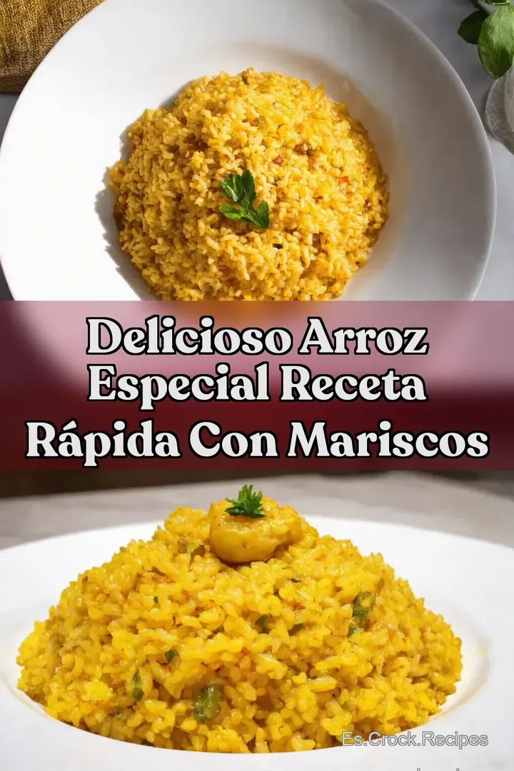 Delicioso ARROZ ESPECIAL Receta R&aacute;pida con Mariscos