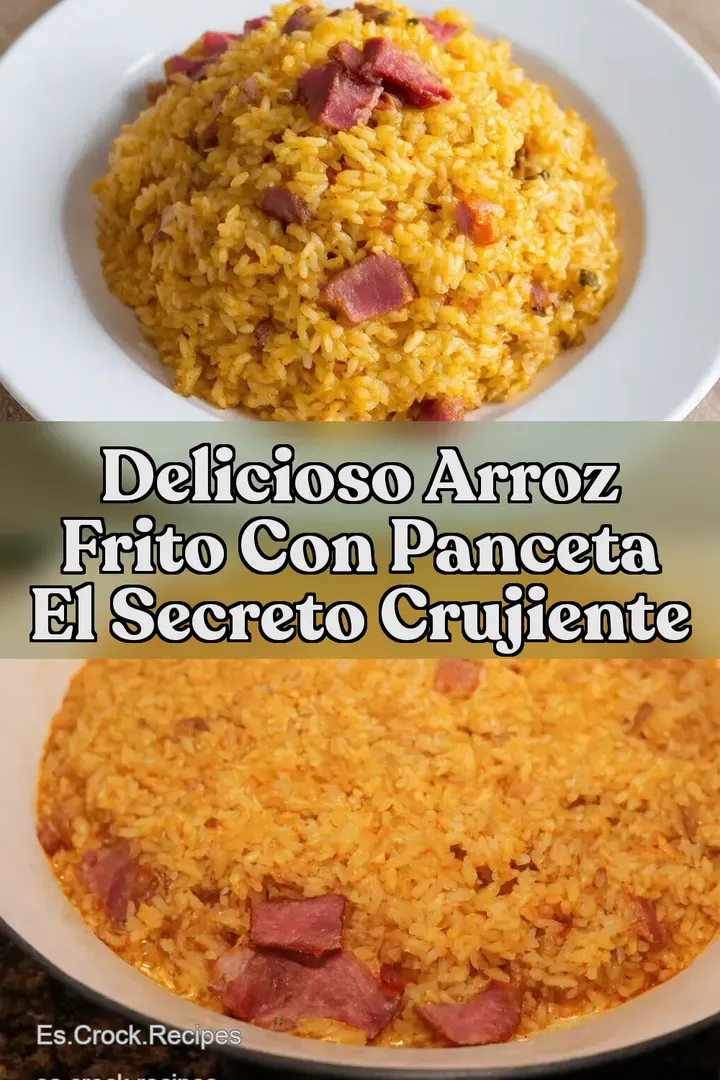 Delicioso Arroz Frito con Panceta El Secreto Crujiente