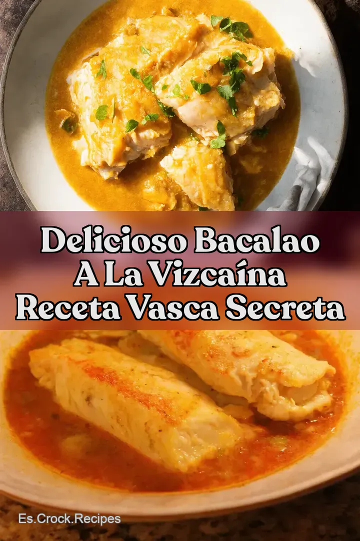 Delicioso Bacalao a la Vizca&iacute;na Receta Vasca Secreta