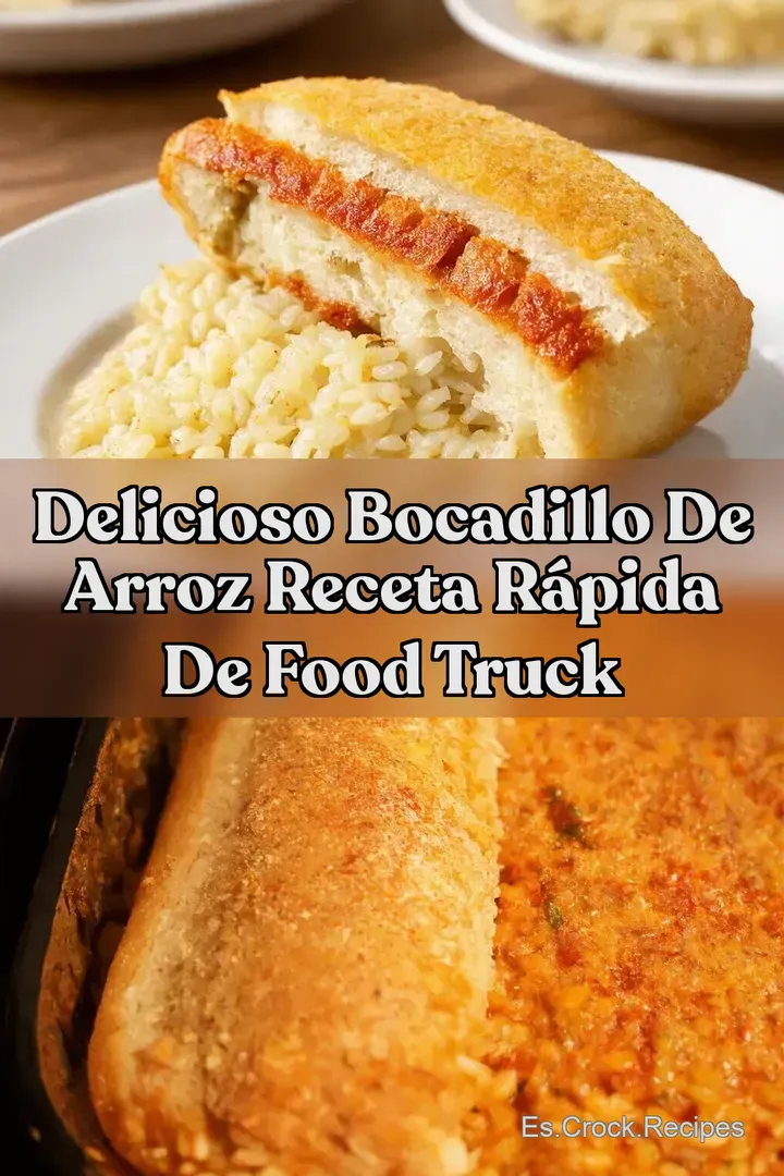 Delicioso BOCADILLO DE ARROZ Receta R&aacute;pida de Food Truck