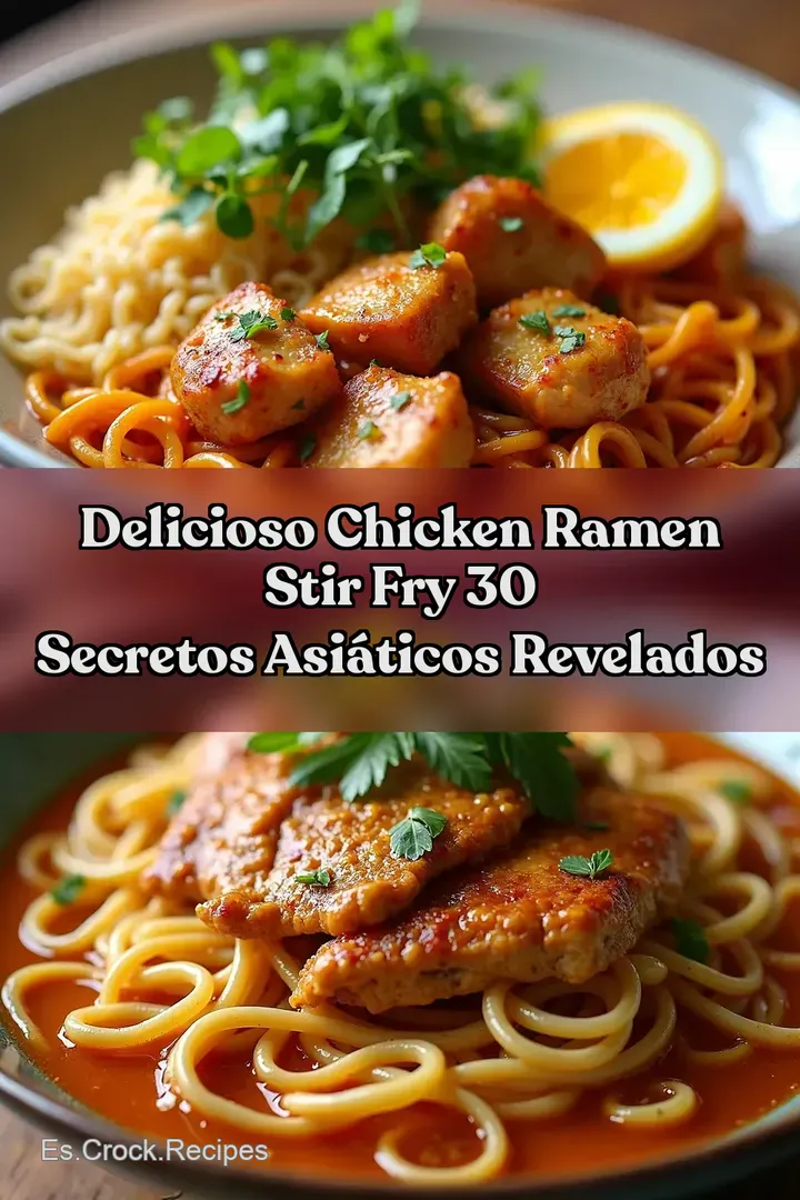 Delicioso Chicken Ramen Stir Fry 30 Secretos Asi&aacute;ticos Revelados