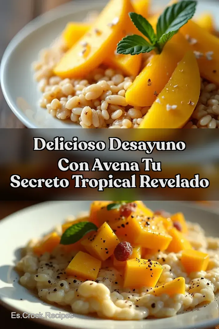 Delicioso Desayuno con Avena Tu Secreto Tropical Revelado