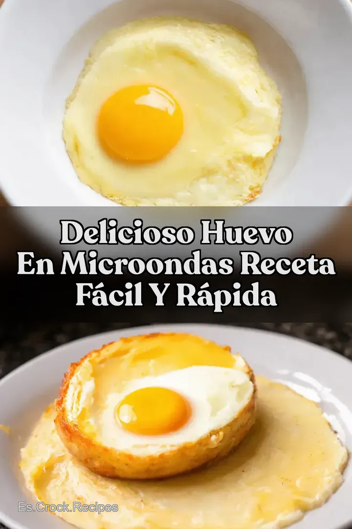 Delicioso Huevo en Microondas Receta F&aacute;cil y R&aacute;pida