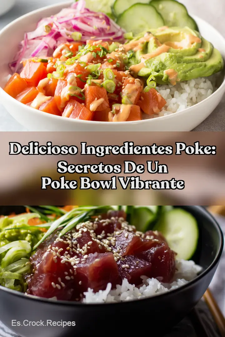 Delicioso Ingredientes Poke: Secretos de un Poke Bowl Vibrante