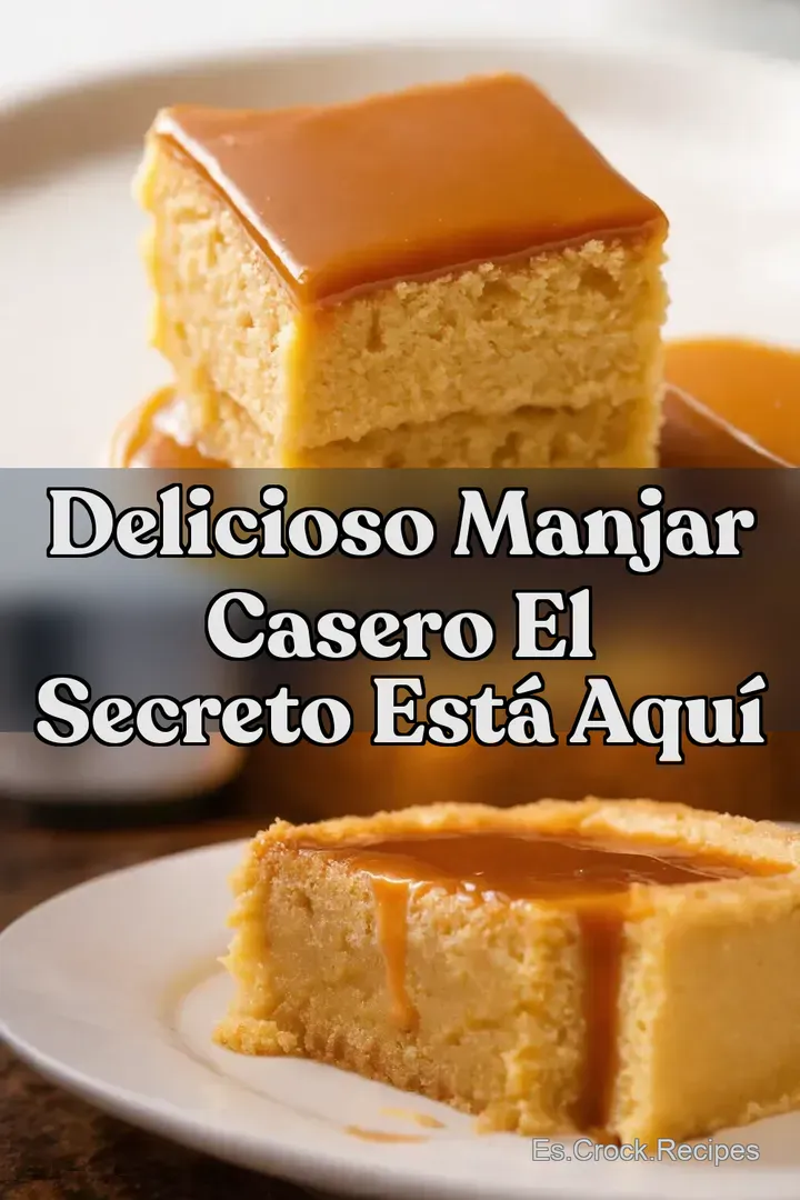 Delicioso Manjar Casero El Secreto Est&aacute; Aqu&iacute;