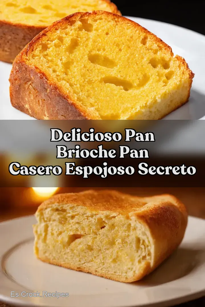 Delicioso Pan Brioche PAN CASERO ESPOJOSO Secreto