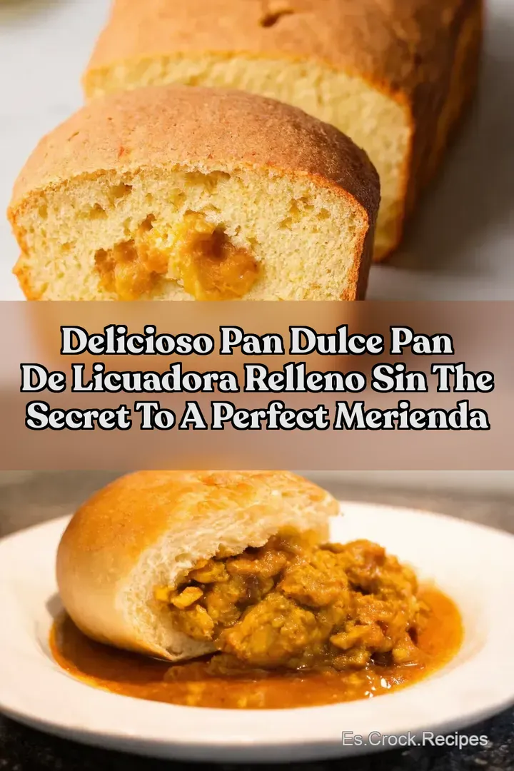 Delicioso Pan Dulce Pan de licuadora relleno sin The Secret To A Perfect Merienda