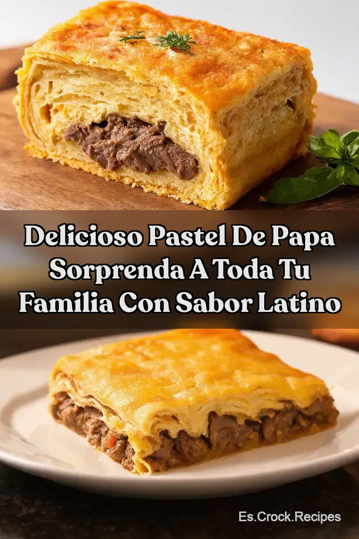 Delicioso Pastel De Papa SORPRENDA A TODA TU FAMILIA Con Sabor Latino