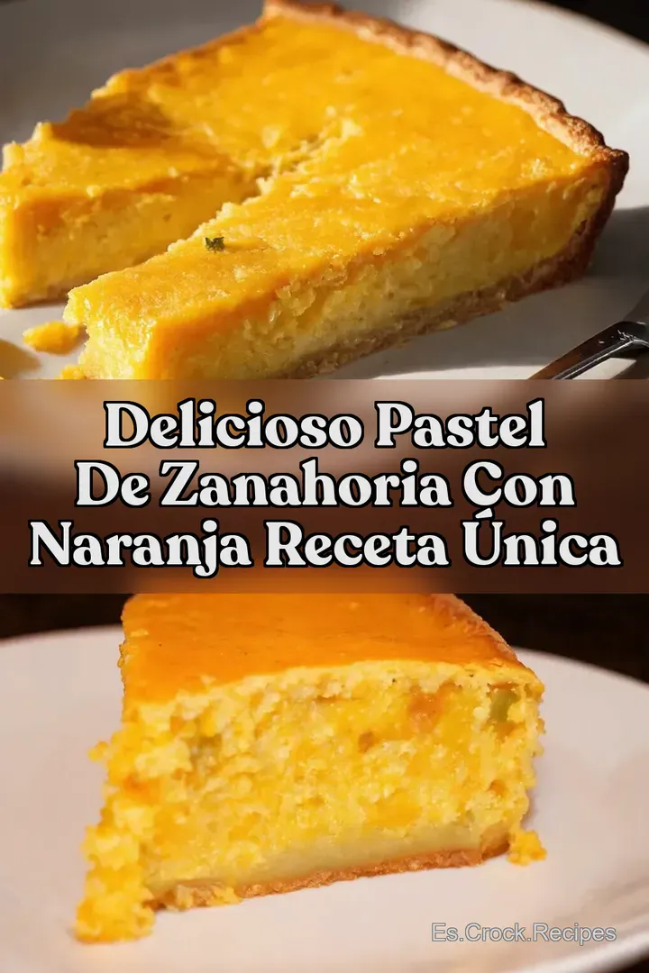 Delicioso PASTEL DE ZANAHORIA CON NARANJA Receta &Uacute;nica