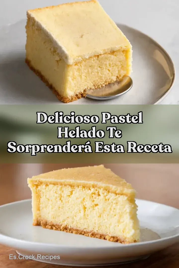 Delicioso Pastel Helado Te sorprender&aacute; esta receta