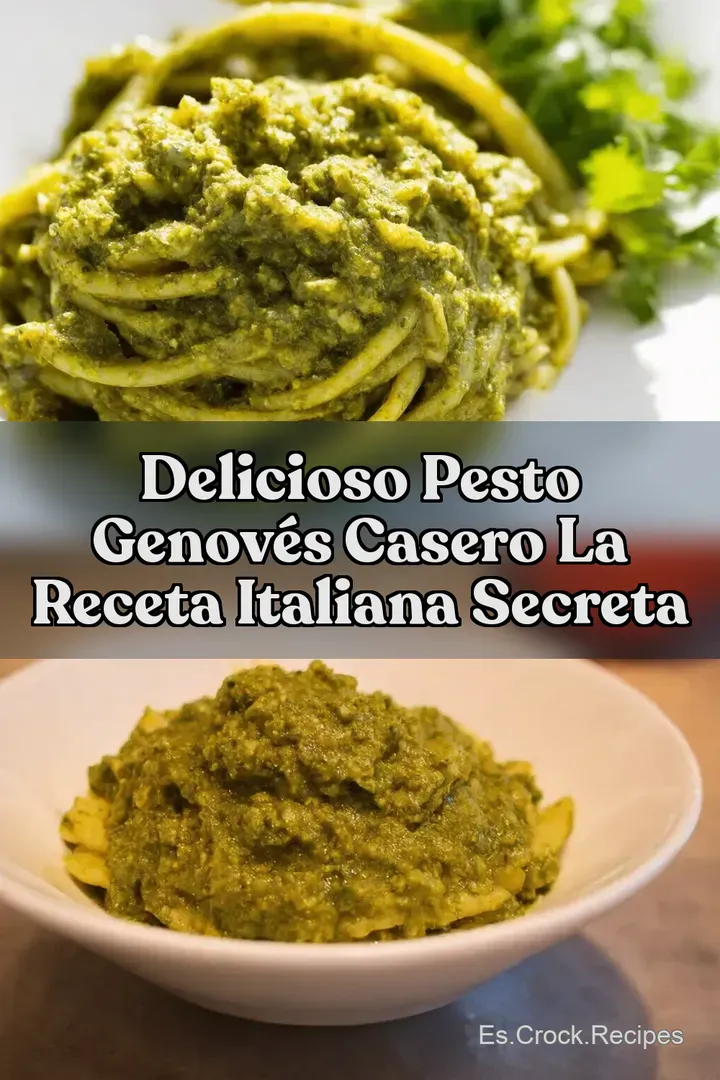 Delicioso Pesto Genov&eacute;s Casero La Receta Italiana Secreta