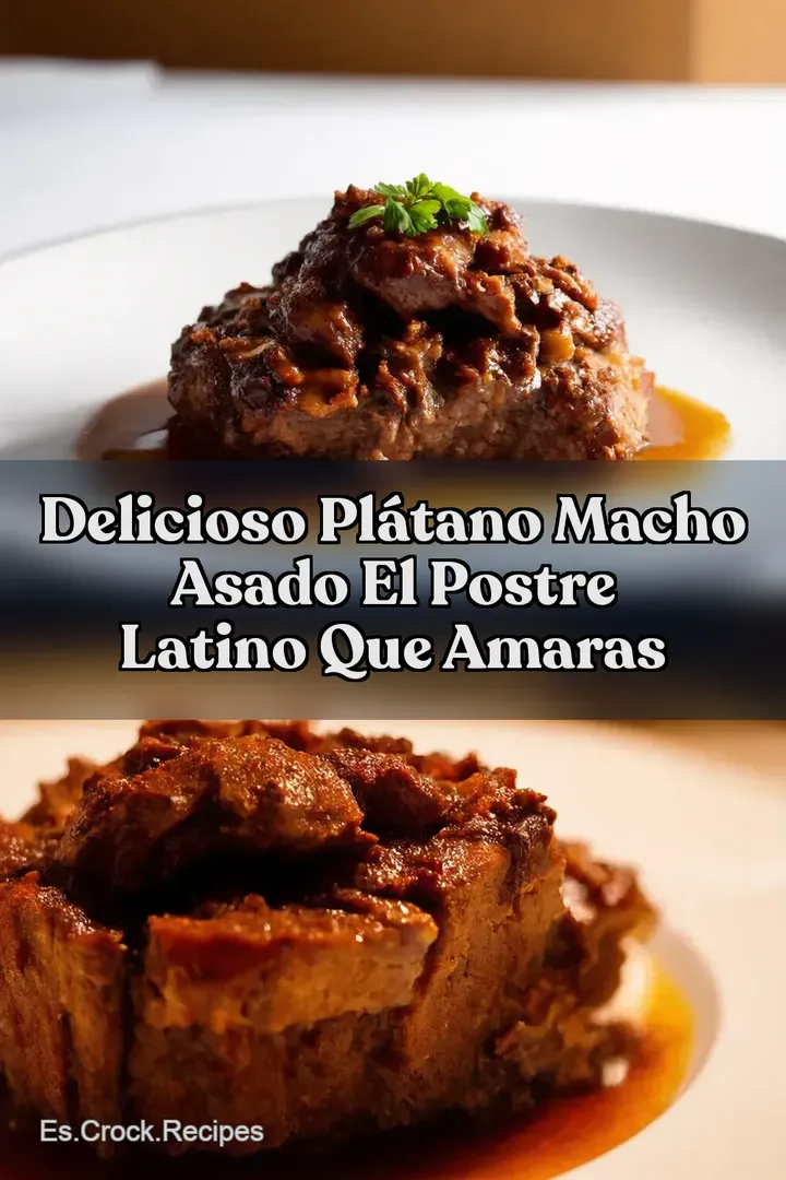 Delicioso Pl&aacute;tano Macho Asado El Postre Latino Que Amaras