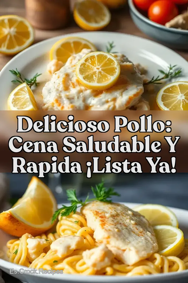 Delicioso Pollo: Cena Saludable y Rapida &iexcl;Lista YA!