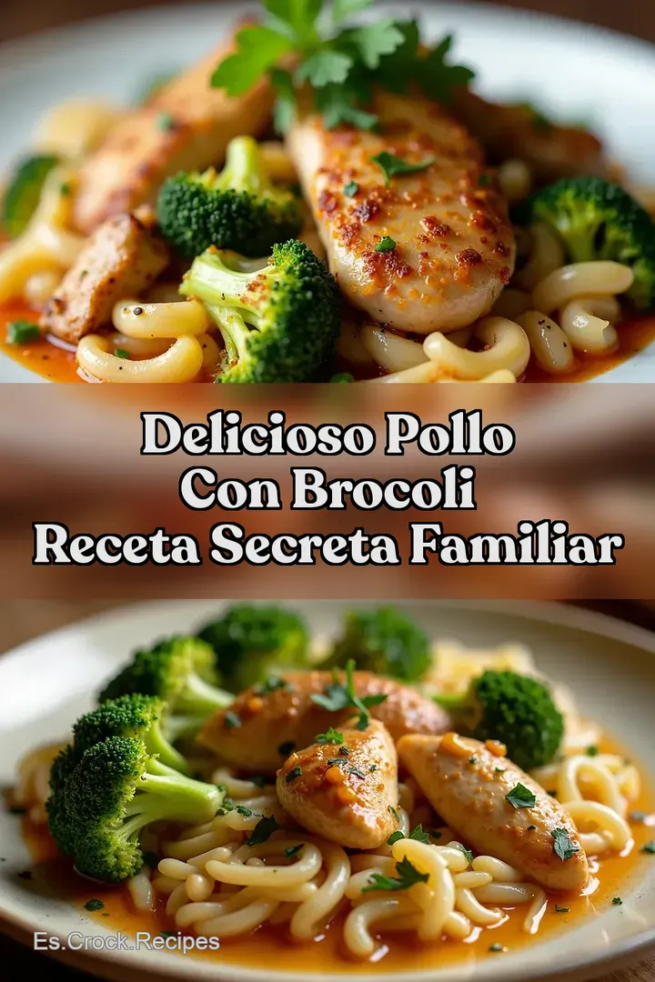 Delicioso Pollo Con Brocoli Receta Secreta Familiar