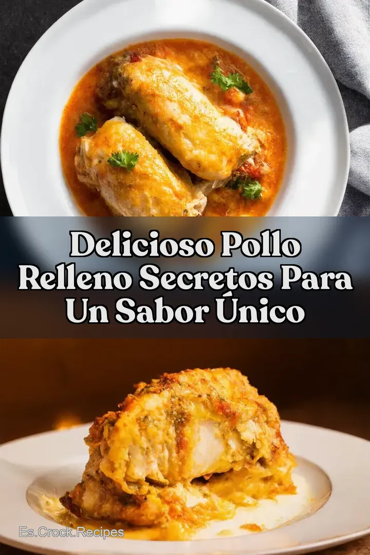 Delicioso Pollo Relleno Secretos Para Un Sabor &Uacute;nico