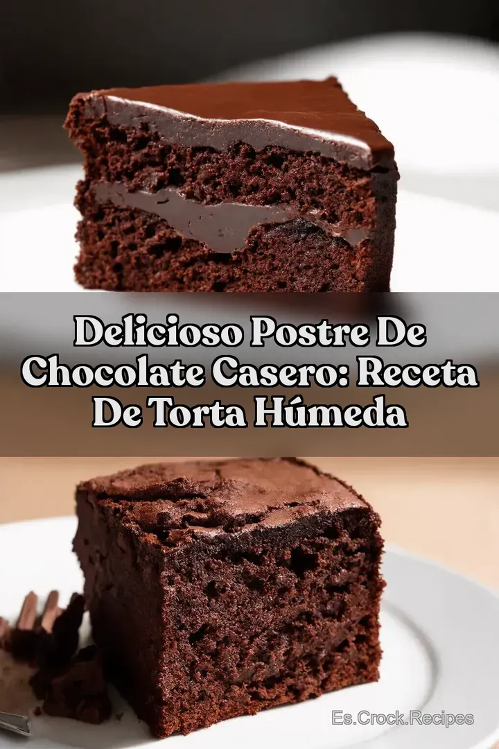 Delicioso Postre De Chocolate Casero: Receta De Torta H&uacute;meda