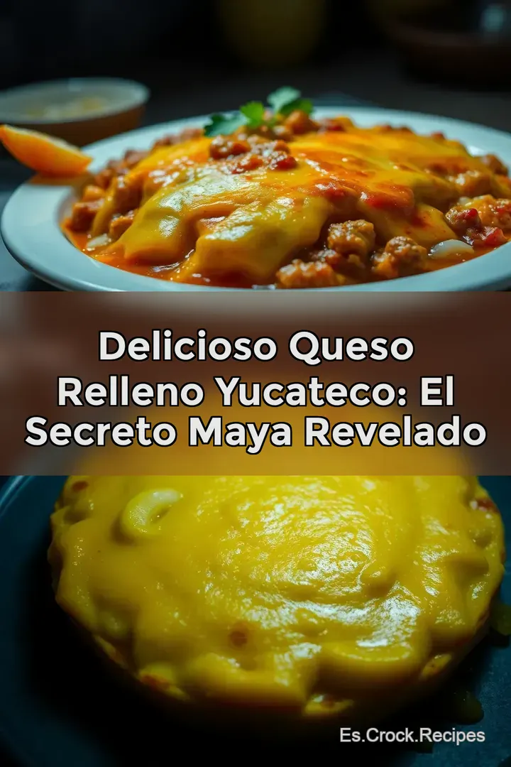 Delicioso Queso Relleno Yucateco: El Secreto Maya Revelado