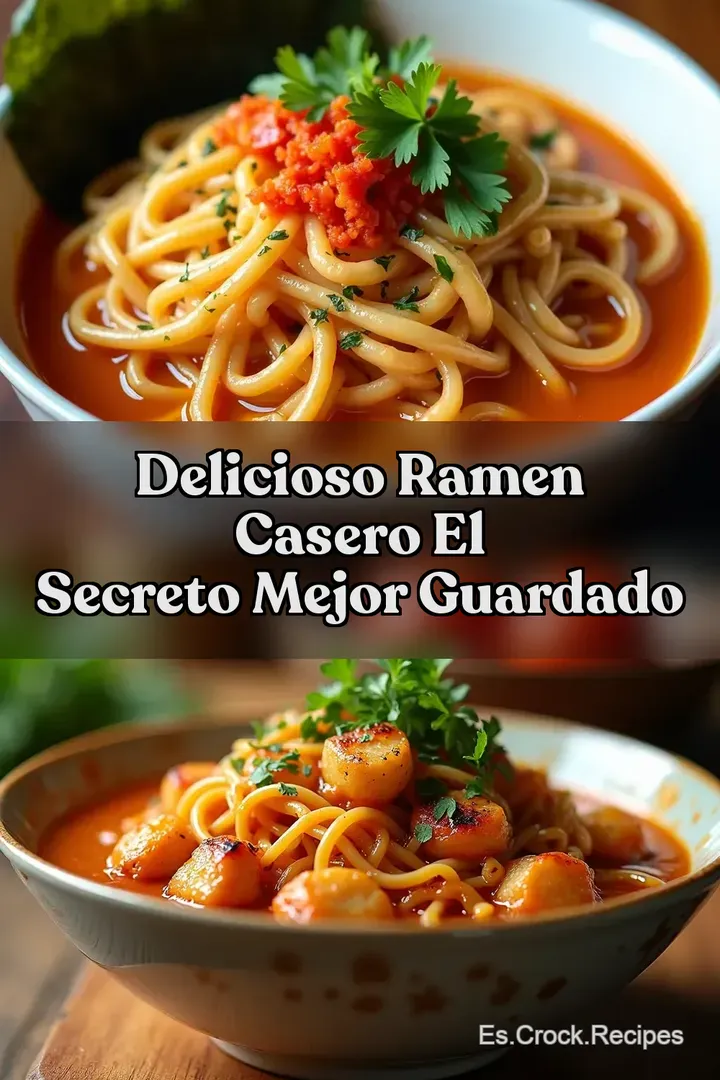 Delicioso Ramen Casero El Secreto Mejor Guardado