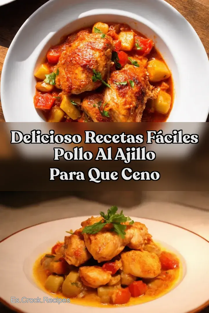 Delicioso Recetas f&aacute;ciles Pollo al Ajillo para Que Ceno