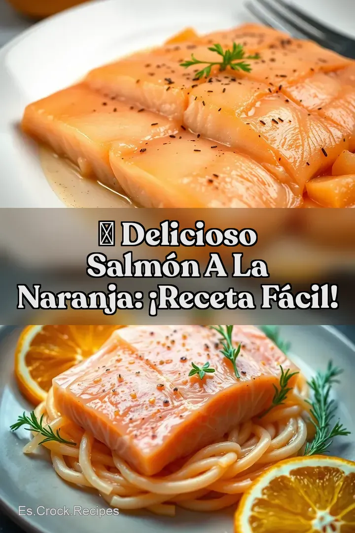 🍊 Delicioso Salm&oacute;n a la Naranja: &iexcl;Receta F&aacute;cil!