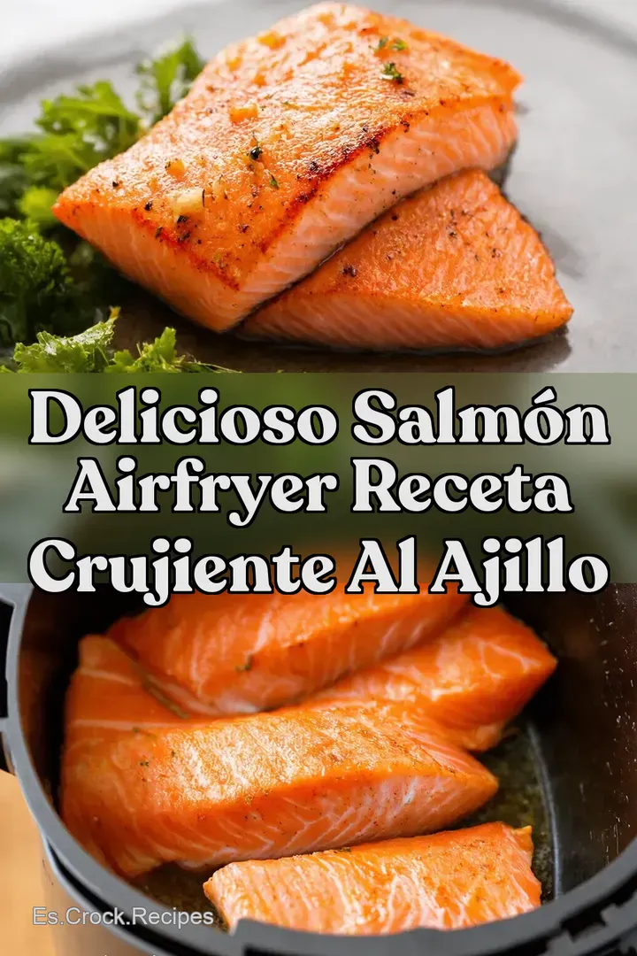 Delicioso Salm&oacute;n Airfryer Receta Crujiente Al Ajillo