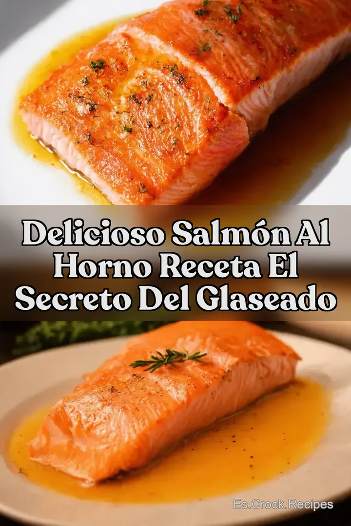 Delicioso salm&oacute;n al horno receta El Secreto del Glaseado