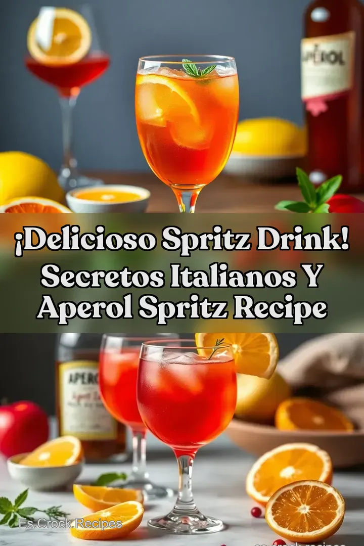 &iexcl;Delicioso Spritz Drink! Secretos Italianos y Aperol Spritz Recipe