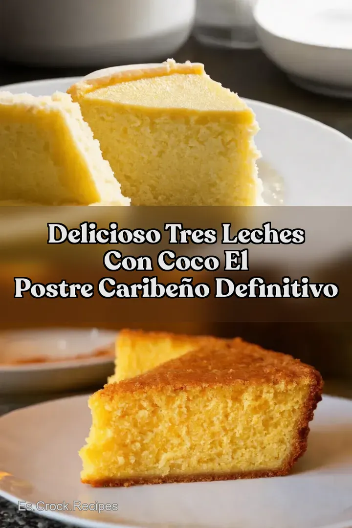 Delicioso Tres Leches Con Coco El Postre Caribe&ntilde;o Definitivo