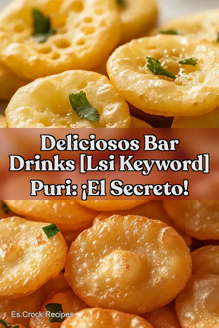 Deliciosos Bar Drinks [LSI keyword] Puri: &iexcl;El Secreto!